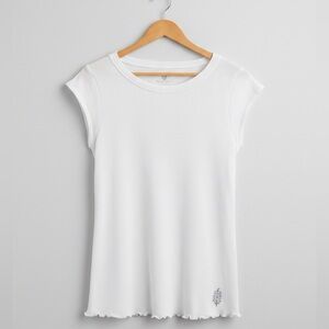 NWOT FP Movement by Free People White Short Sleeve Tee